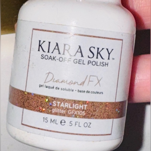 KIARA SKY Diamond FX Reflective Gel Polish 0.5 fl oz, starlight glitter - Picture 5 of 10